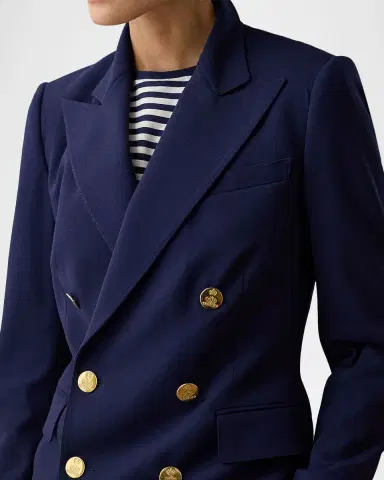 Ralph Lauren Collection Camden Wool Crepe Jacket | Thumbnail 4 Ralph Lauren Collection Camden Wool Crepe Jacket | Thumbnail 4