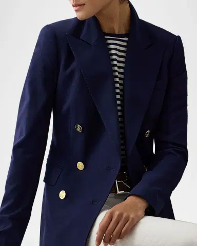 Ralph Lauren Collection Camden Wool Crepe Jacket | Thumbnail 6 Ralph Lauren Collection Camden Wool Crepe Jacket | Thumbnail 6