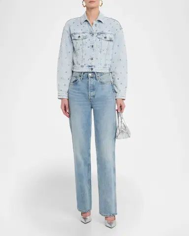 Generation Love Toddie Embellished Denim Jacket | Thumbnail 2 Generation Love Toddie Embellished Denim Jacket | Thumbnail 2