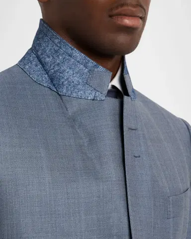 Zegna Men's Centoventimila Wool Sharkskin Suit | Thumbnail 7 Zegna Men's Centoventimila Wool Sharkskin Suit | Thumbnail 7