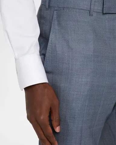 Zegna Men's Centoventimila Wool Sharkskin Suit | Thumbnail 9 Zegna Men's Centoventimila Wool Sharkskin Suit | Thumbnail 9