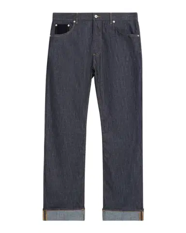 Bottega Veneta Men's Rinsed Denim Intreccio-Pocket Jeans | Thumbnail 1 Bottega Veneta Men's Rinsed Denim Intreccio-Pocket Jeans | Thumbnail 1