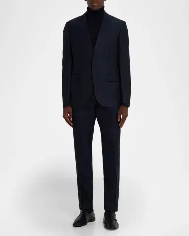 Zegna Men's Wool Tonal Stripe Two-Piece Suit | Thumbnail 2 Zegna Men's Wool Tonal Stripe Two-Piece Suit | Thumbnail 2