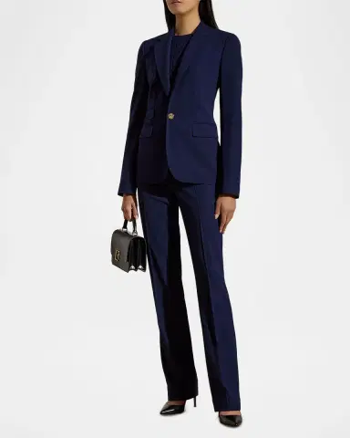 Ralph Lauren Collection Alandra Wool Crepe Pants | Thumbnail 2 Ralph Lauren Collection Alandra Wool Crepe Pants | Thumbnail 2