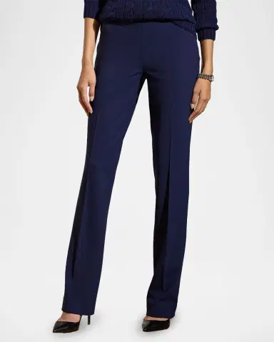 Ralph Lauren Collection Alandra Wool Crepe Pants | Thumbnail 4 Ralph Lauren Collection Alandra Wool Crepe Pants | Thumbnail 4