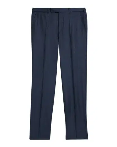 Zegna Men's Wool Sharkskin Modern Fit Trousers | Thumbnail 1 Zegna Men's Wool Sharkskin Modern Fit Trousers | Thumbnail 1