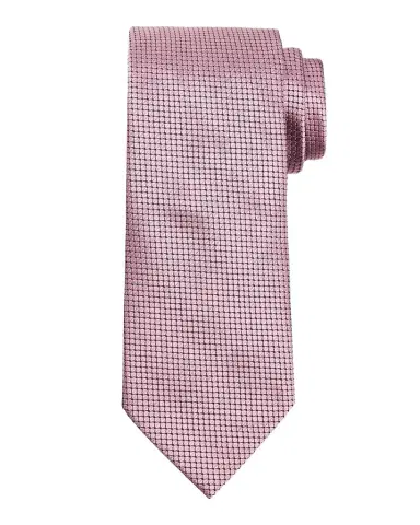 Zegna Men's Tonal Micro-Geometric Silk Tie | Thumbnail 1 Zegna Men's Tonal Micro-Geometric Silk Tie | Thumbnail 1