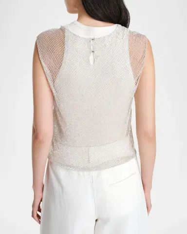 TWP Chloe Woven Mesh Top | Thumbnail 2 TWP Chloe Woven Mesh Top | Thumbnail 2