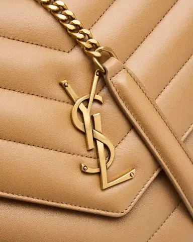 Saint Laurent Loulou Large YSL Chain Shoulder Bag in Quilted Leather | Thumbnail 5 Saint Laurent Loulou Large YSL Chain Shoulder Bag in Quilted Leather | Thumbnail 5