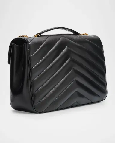 Saint Laurent Loulou Large YSL Chain Shoulder Bag in Quilted Leather | Thumbnail 7 Saint Laurent Loulou Large YSL Chain Shoulder Bag in Quilted Leather | Thumbnail 7