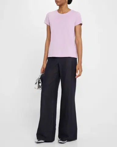 Lafayette 148 New York Charles Wide-Leg Twill Pants | Thumbnail 2 Lafayette 148 New York Charles Wide-Leg Twill Pants | Thumbnail 2