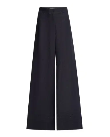 Lafayette 148 New York Charles Wide-Leg Twill Pants | Thumbnail 1 Lafayette 148 New York Charles Wide-Leg Twill Pants | Thumbnail 1