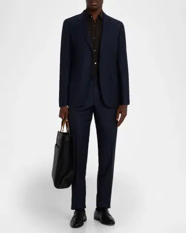 Zegna Men's Trofeo Wool Tonal Stripe Two-Piece Suit | Thumbnail 2 Zegna Men's Trofeo Wool Tonal Stripe Two-Piece Suit | Thumbnail 2