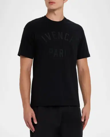 Givenchy Men's Logo Crewneck T-Shirt | Thumbnail 4 Givenchy Men's Logo Crewneck T-Shirt | Thumbnail 4