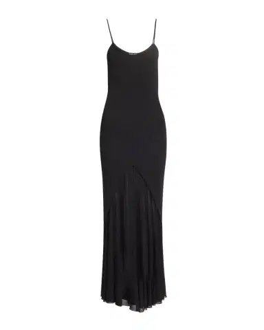 Giorgio Armani Sheer Skirt Panel Jersey Dress | Thumbnail 1 Giorgio Armani Sheer Skirt Panel Jersey Dress | Thumbnail 1