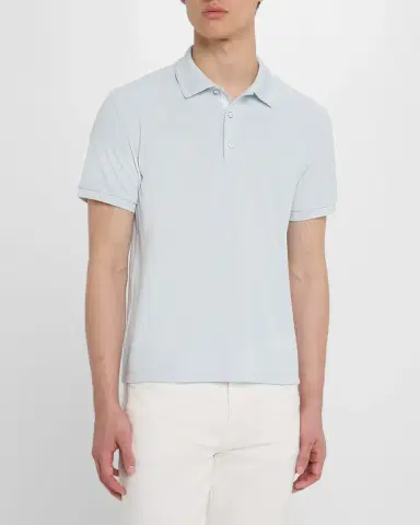 rag & bone Men's Tech Stretch Pique Polo Shirt | Thumbnail 4 rag & bone Men's Tech Stretch Pique Polo Shirt | Thumbnail 4