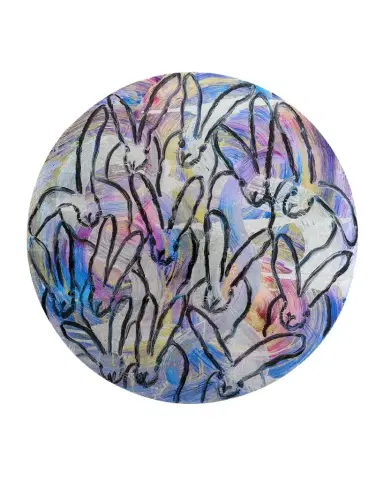 Hunt Slonem Summer Totem Rabbits Lacquer Placemat | Thumbnail 1 Hunt Slonem Summer Totem Rabbits Lacquer Placemat | Thumbnail 1