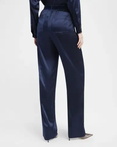 Tom Ford Logo-Banded Silk PJ Pants | Thumbnail 3 Tom Ford Logo-Banded Silk PJ Pants | Thumbnail 3