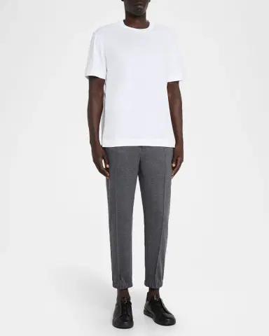 ZEGNA Men's Cotton Jersey Crewneck T-Shirt | Thumbnail 2 ZEGNA Men's Cotton Jersey Crewneck T-Shirt | Thumbnail 2