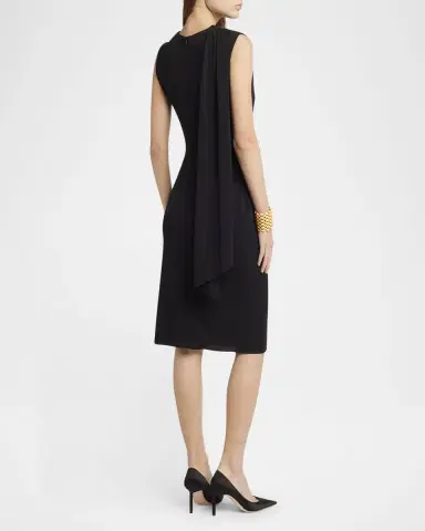 Tom Ford Cutout Shoulder-Drape Viscose Crepe Jersey Cocktail Dress | Thumbnail 3 Tom Ford Cutout Shoulder-Drape Viscose Crepe Jersey Cocktail Dress | Thumbnail 3