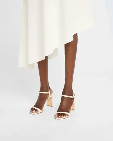 Stuart Weitzman Babette Patent Leather Ankle-Strap Sandals | Thumbnail 2 Stuart Weitzman Babette Patent Leather Ankle-Strap Sandals | Thumbnail 2
