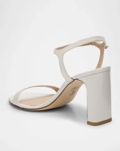 Stuart Weitzman Babette Patent Leather Ankle-Strap Sandals | Thumbnail 4 Stuart Weitzman Babette Patent Leather Ankle-Strap Sandals | Thumbnail 4