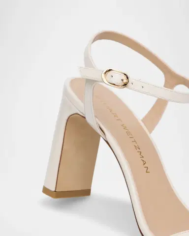 Stuart Weitzman Babette Patent Leather Ankle-Strap Sandals | Thumbnail 5 Stuart Weitzman Babette Patent Leather Ankle-Strap Sandals | Thumbnail 5