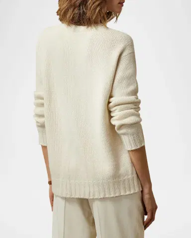 Ralph Lauren Collection Flag Cashmere Crewneck Sweater | Thumbnail 3 Ralph Lauren Collection Flag Cashmere Crewneck Sweater | Thumbnail 3
