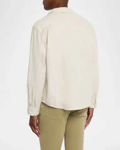 Frame Men's Cotton Modern-Fit Button-Down Shirt | Thumbnail 3 Frame Men's Cotton Modern-Fit Button-Down Shirt | Thumbnail 3
