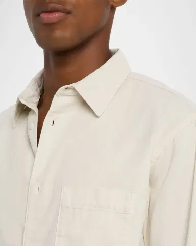 Frame Men's Cotton Modern-Fit Button-Down Shirt | Thumbnail 5 Frame Men's Cotton Modern-Fit Button-Down Shirt | Thumbnail 5