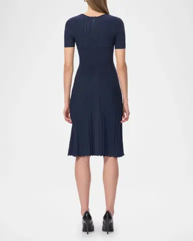 Hervé Léger The Calista Textured Scoop-Neck Dress | Thumbnail 3 Hervé Léger The Calista Textured Scoop-Neck Dress | Thumbnail 3