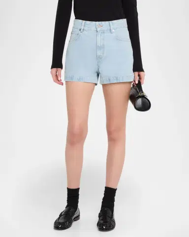 FRAME The Charm Denim Shorts | Thumbnail 4 FRAME The Charm Denim Shorts | Thumbnail 4