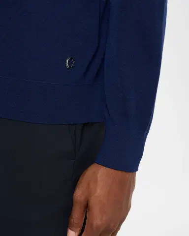 Stefano Ricci Men's Cashmere Quarter-Zip Polo Sweater | Thumbnail 5 Stefano Ricci Men's Cashmere Quarter-Zip Polo Sweater | Thumbnail 5