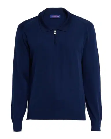 Stefano Ricci Men's Cashmere Quarter-Zip Polo Sweater | Thumbnail 1 Stefano Ricci Men's Cashmere Quarter-Zip Polo Sweater | Thumbnail 1