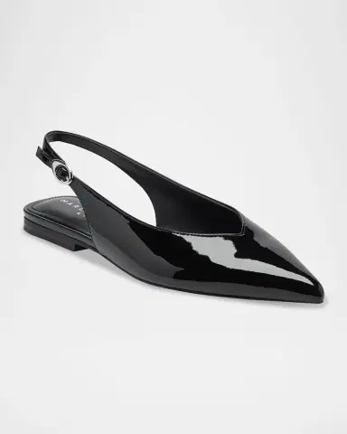 Marc Fisher LTD Gabra Patent Leather Slingback Flats | Thumbnail 2 Marc Fisher LTD Gabra Patent Leather Slingback Flats | Thumbnail 2