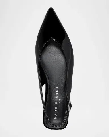 Marc Fisher LTD Gabra Patent Leather Slingback Flats | Thumbnail 4 Marc Fisher LTD Gabra Patent Leather Slingback Flats | Thumbnail 4