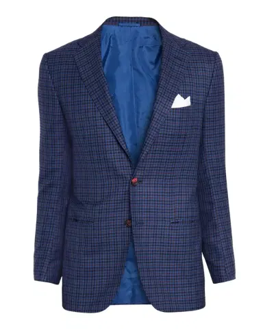 Kiton Men's Soft Cashmere Multi-Check Sport Coat | Thumbnail 1 Kiton Men's Soft Cashmere Multi-Check Sport Coat | Thumbnail 1