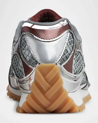 Bottega Veneta Orbit Metallic Net Runner Sneakers | Thumbnail 3 Bottega Veneta Orbit Metallic Net Runner Sneakers | Thumbnail 3