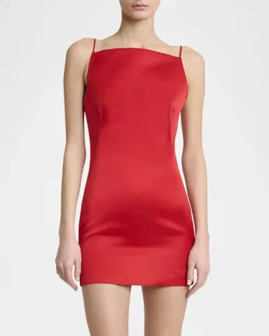 Givenchy Satin Mini Dress | Thumbnail 4 Givenchy Satin Mini Dress | Thumbnail 4