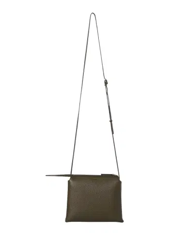 The Row Mini Nu Twin Crossbody Bag in Deer Leather | Thumbnail 1 The Row Mini Nu Twin Crossbody Bag in Deer Leather | Thumbnail 1