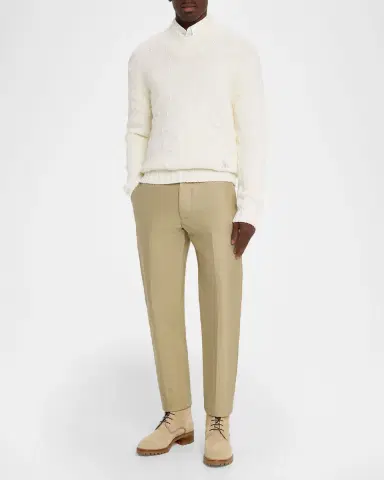 Stefano Ricci Men's Wool Chevron Shawl Knit Sweater | Thumbnail 2 Stefano Ricci Men's Wool Chevron Shawl Knit Sweater | Thumbnail 2