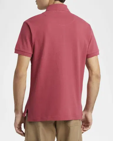 Etro Men 's Cotton Logo-Embroidered Polo Shirt | Thumbnail 3 Etro Men 's Cotton Logo-Embroidered Polo Shirt | Thumbnail 3