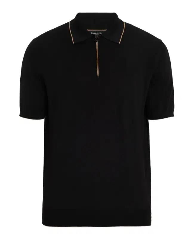 Men 's Quarter-Zip Short Sleeve Polo Sweater Men 's Quarter-Zip Short Sleeve Polo Sweater
