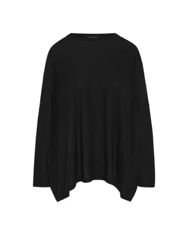 Eskandar Ultrafine Cashmere Wide Round-Neck Sweater (Mid Plus Length) | Thumbnail 1 Eskandar Ultrafine Cashmere Wide Round-Neck Sweater (Mid Plus Length) | Thumbnail 1