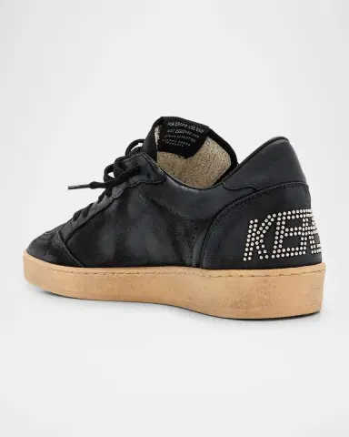 Golden Goose Men's Exclusive Ball Star Nubuck Low-Top Sneakers | Thumbnail 4 Golden Goose Men's Exclusive Ball Star Nubuck Low-Top Sneakers | Thumbnail 4