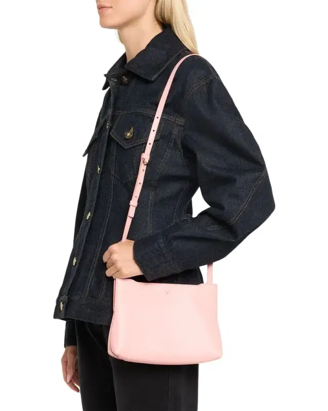 Day Flat Crossbody Pouch Bag in Shiny Leather Day Flat Crossbody Pouch Bag in Shiny Leather