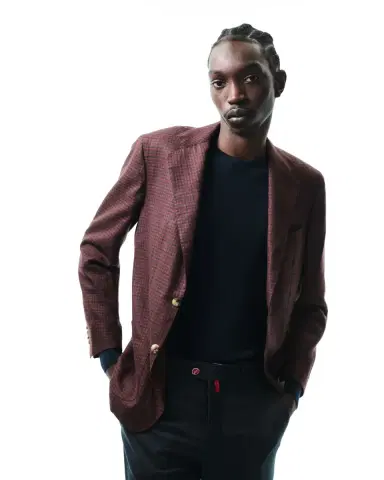 Kiton Men 's Denim Wash Classic-Fit Button-Down Shirt | Thumbnail 4 Kiton Men 's Denim Wash Classic-Fit Button-Down Shirt | Thumbnail 4