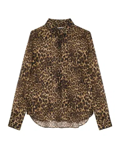 Nili Lotan Gaia Polka-Dot Silk Slim Button-Down Shirt | Thumbnail 1 Nili Lotan Gaia Polka-Dot Silk Slim Button-Down Shirt | Thumbnail 1