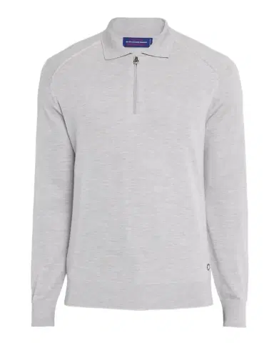 Stefano Ricci Men's Cashmere Quarter-Zip Polo Sweater | Thumbnail 1 Stefano Ricci Men's Cashmere Quarter-Zip Polo Sweater | Thumbnail 1