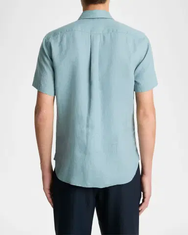 Vince Men's Linen Sport Shirt | Thumbnail 3 Vince Men's Linen Sport Shirt | Thumbnail 3